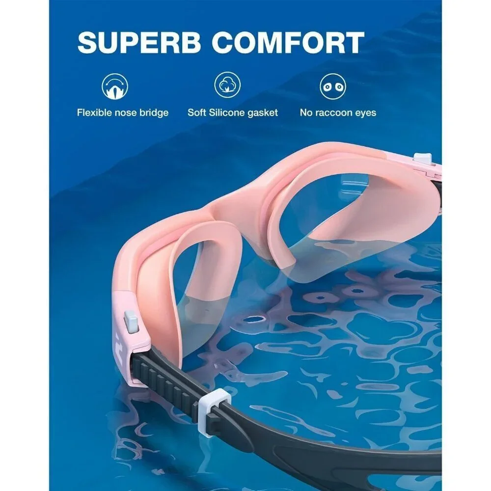 G1 SE Anti-Fog Swim Goggles for Adult Men & Women - Clear Vision Design